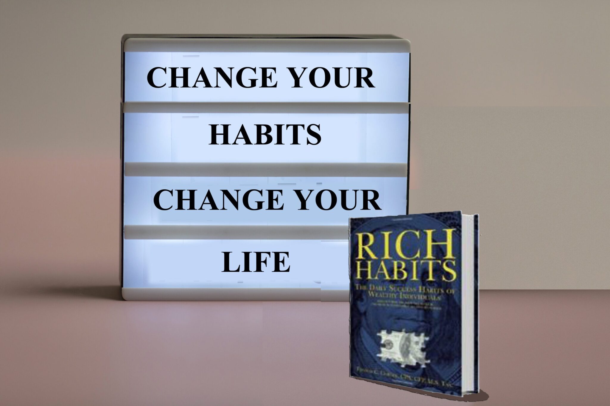 Change your habits, change your life!